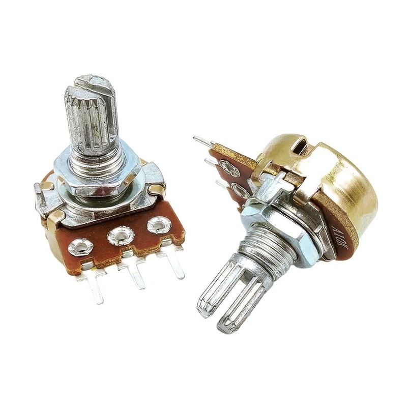 250K Ohm 3 Pin Linear Potentiometer WH148 B250K - Pack