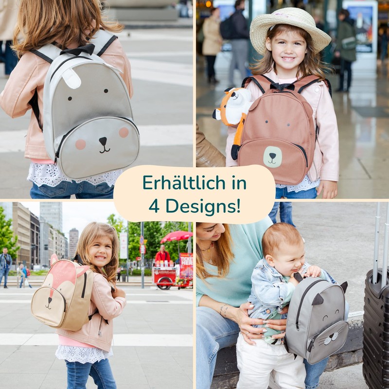 ZANCLEM Unisex Children's Backpack in Animal Shape with 4 Litre