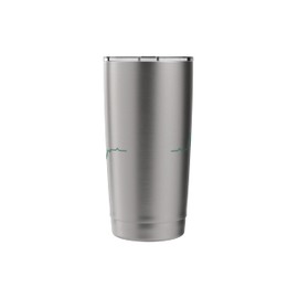 Trader Heartbeat Pulse Crypto Stock Trading Stainless Steel Insulated Tumbler