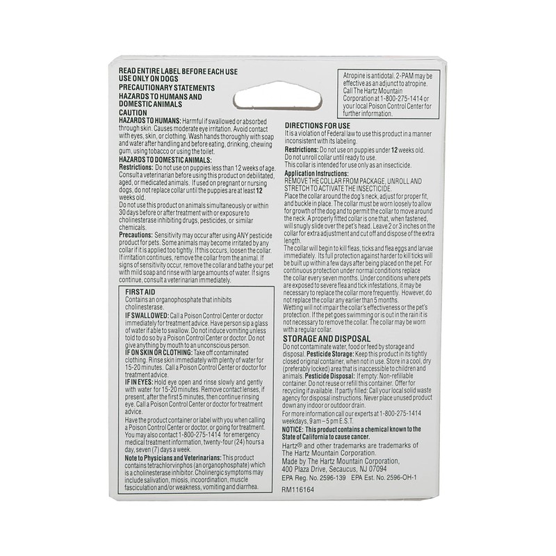 Hartz UltraGuard Plus Flea & Tick Collar for Dogs and