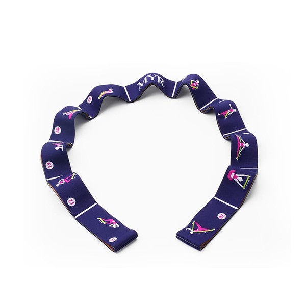 Stretch Band, Elastic Yoga Stretching Strap with 11 Loops for