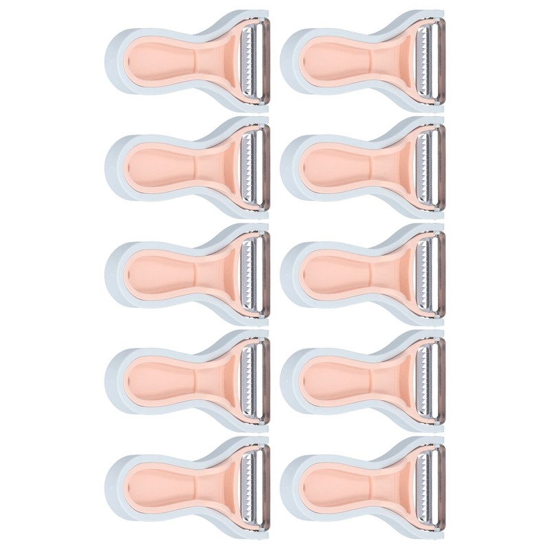 10Pcs 2 in 1 Kitchen Peeler Stainless Steel Potato Vegetable