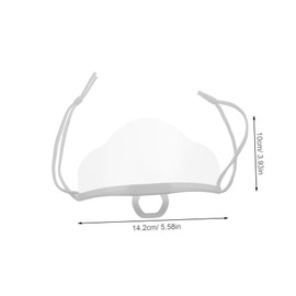 TEHAUX 20pcs Clear Mouth Masks for Restaurants Hotels Kitchens Breathable Lightweight Face Cover for Chefs and Waiters Easy to Clean Comfortable Fit