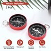TIXIPEM Pocket Compass [2PCS] - Survival Sports Navigation Compass with