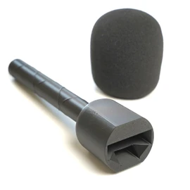 Interview Microphone Grip Housing Suitable for Rode Wireless Go/Go 2 Radio Range, (Handheld Adapter)