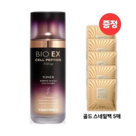 Bio EX Cell Peptide Fill-up Toner (5 Snail Packs) Elasticity and Wrinkle Whitening / 바이오 이엑스 셀 펩타이드 필업 토너(스네일팩 5매 ) 탄력주름미백