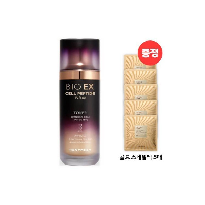Bio EX Cell Peptide Fill-up Toner (5 Snail Packs) Elasticity