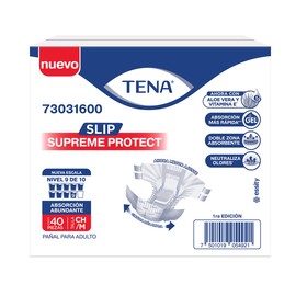 Tena Pañales para Adulto Slip Supreme Protect Talla M, 40 piezas