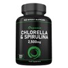 Organic Chlorella and Spirulina - 2500mg - 300 Tablets -