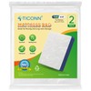 TICONN 2PK Mattress Bags for Moving, Waterproof, 16" Thick, Heavy-Duty,
