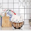 AVLA Chicken Egg Basket, Black Wire Egg Collection Baskes with