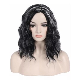 Jorla Cabello De Mujer Hasta Los Hombros Ondulado Bob Pastel Pelo