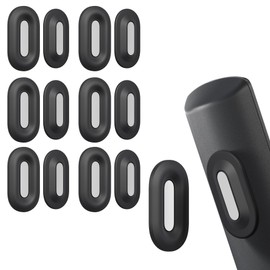 Nearockle 6 Pack Magnetic Remote Control Holder Wall Mount, 2025 Upgraded Smaller & Stronger Magnetic Silicone Remote Control Organizer TV Remote Charger Holder Caddy Back of TV (Black)