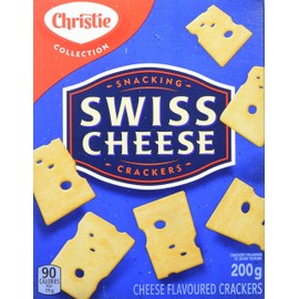 Christie Swiss Cheese Crackers, 200g/7.05 Ounces {Imported from Canada}