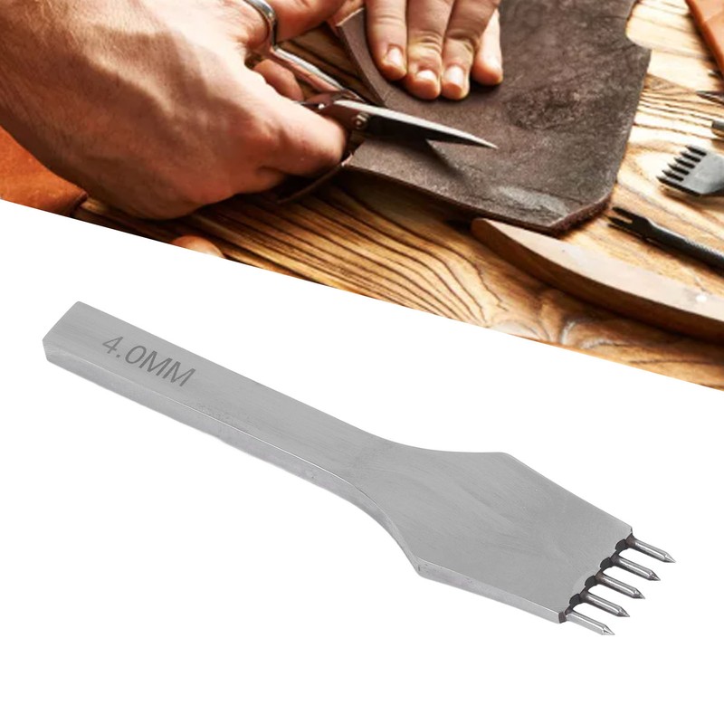 Leather Pricking Iron Round Cutting Mirror Polished High Speed Steel