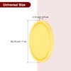 sourcing map 4pcs Car Cup Coasters Universal PVC Car Cup