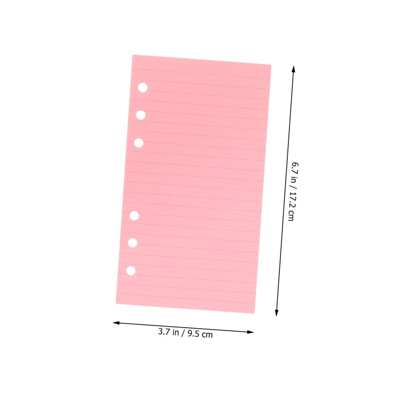 50 Refill Paper for Loose Sheets Paper Refill 6 Rings