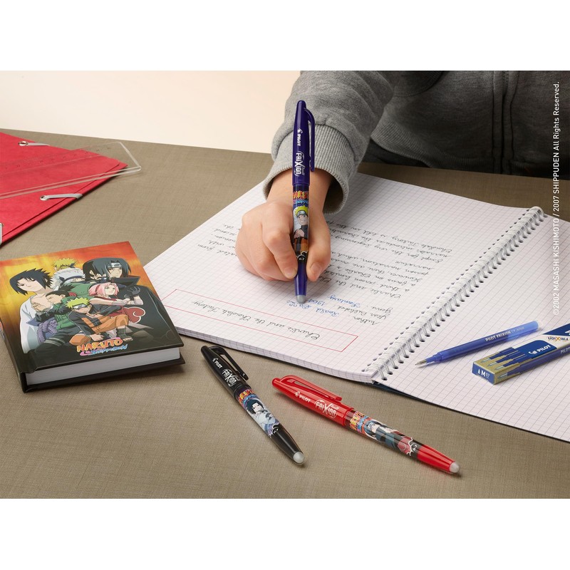 Pilot FriXion Heat/Friction Erasable Rollerball Pen FR7 Ball - Naruto
