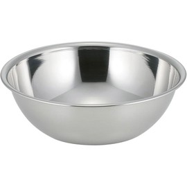 Shimomura 39182 Bowl, 10.6 inches (27 cm), Commercial Use, Dishwasher Safe, Stainless Steel, Odor Resistant, Hygienic 1.8 gal (4 L), Meal Prep, Dividing, Mixing, Baking, Restaurant, Hotel, Restaurant, The Craftsman