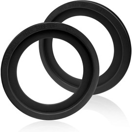 385311658 RV Toilets Flush Ball Seal Kit Black Replacement 2pcs for 300, 310 and 320 Series Motorhome Camper and Trailer Pedal Flush Toilets