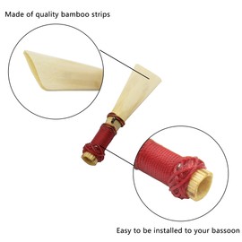 Musiin Artist bassoon reed, medium soft, enhanced tone Ideal for students and professionals, reliable playability, outstanding tone
