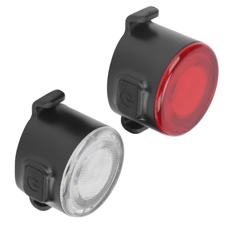 Bike LED Tail Light Front Light Set USB Rechargeable Bike