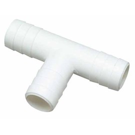 SEACHOICE Tee, 3/4" ID Hose, White
