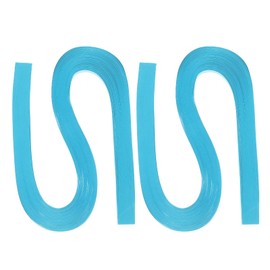 PATIKIL 240pcs Quilling Strips Paper 3/8"(10mm) 21"(54cm) Origami Paper Quilling Strip for Art DIY Hand Craft Christmas, Aquamarine Blue