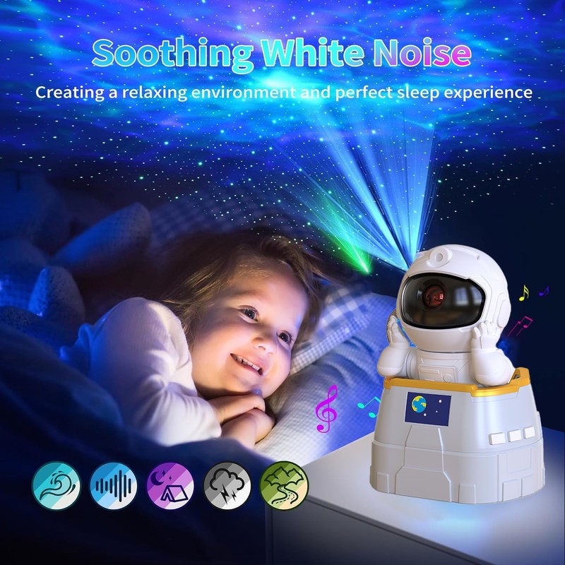 Panngu Galaxy Starry Sky Astronaut Projector, LED Space Night Sky