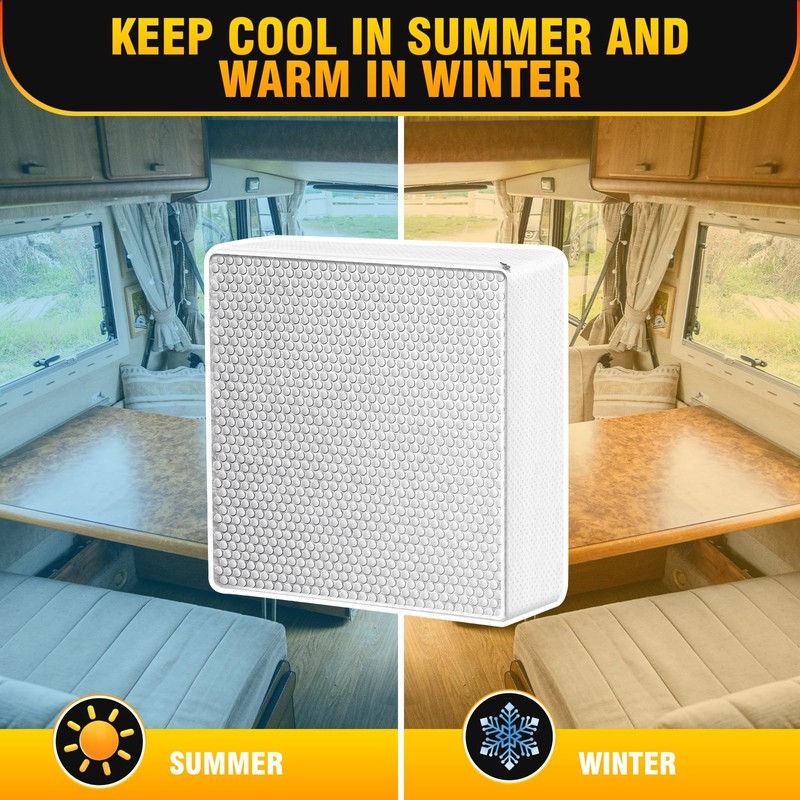Yoojahow 1 Pcs RV Skylight Insulator RV window Vent Insulator