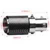 VEHSUN Muffler Cutter, LED Light Car, Downward, Carbon Style, Up/Downward,