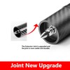 KONLLEN Pool Cue Extension with 3 Bumpers Carbon Fiber Billiards