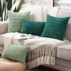 Madizz Pack of 2 Boho Striped Corduroy Throw Pillow Covers