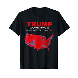 Trump Coverage USA presidential election results map T-Shirt