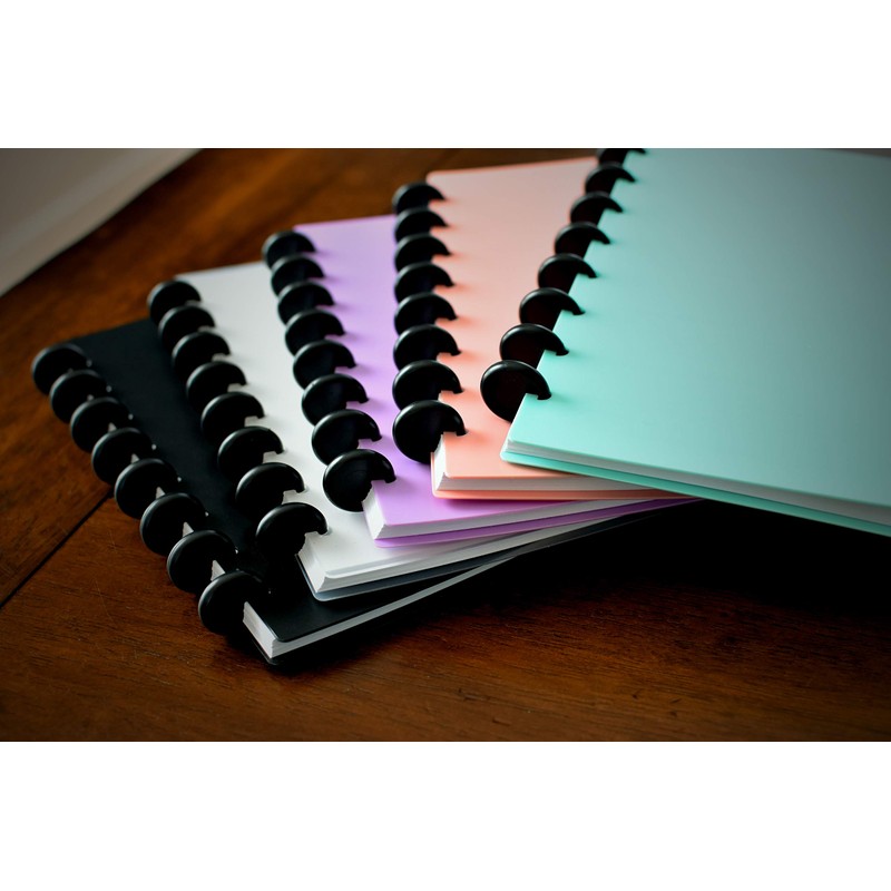 Eleven Discs Letter Size Translucent Discbound Poly Cover Set with