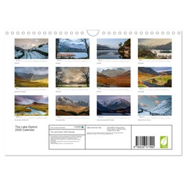 The Lake District 2026 Calendar (Wall Calendar 2026 DIN A4 Landscape), CALVENDO 12 Month Wall Calendar: Beautiful landscape photography of the UK's Lake District National Park