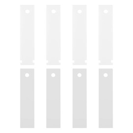 Briny River 8pcs Dryer Bearing Slides Front Drum Glide Kit Replacement Part WE1M1067 WE1M504 Compatible with GE Dryer Compatible with Hotpoint Dryer