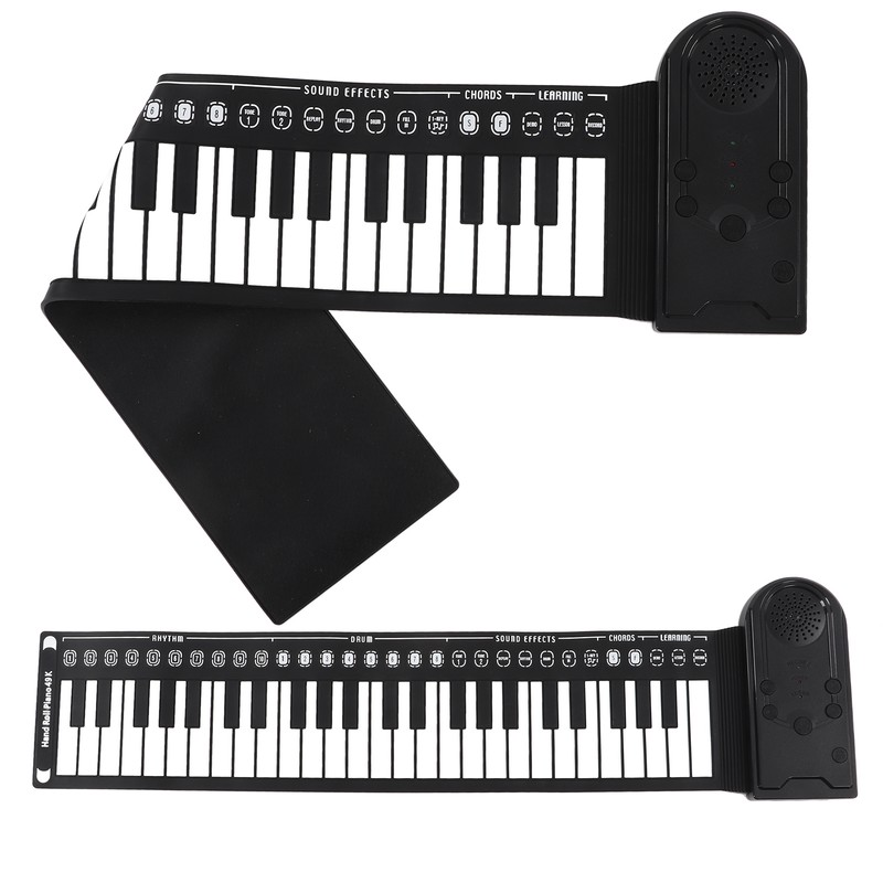 Hand Roll Piano 49 Key Portable Foldable Electric Keyboard Piano