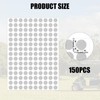 Sinbana 150pcs White Reflective Dot Stickers for Golf Clubs &