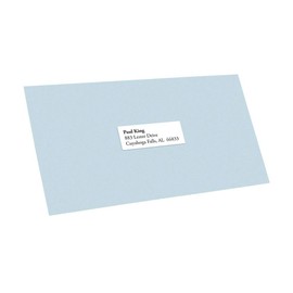 Office Depot White Inkjet/Laser Address Labels, 1in. x 2 5/8in, Box of 7,500, 505-O004-0005