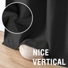 H.VERSAILTEX Linen Blackout Curtains 108 Inches Long for Bedroom/Living Room