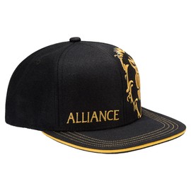 World of Warcraft Alliance honor Snapback CAP, one size, black