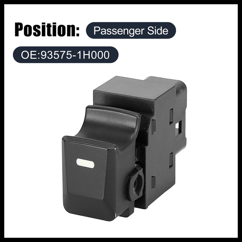Hihaha Passenger Side Power Window Switch 93575-1H000 36951-01000 Replacement for