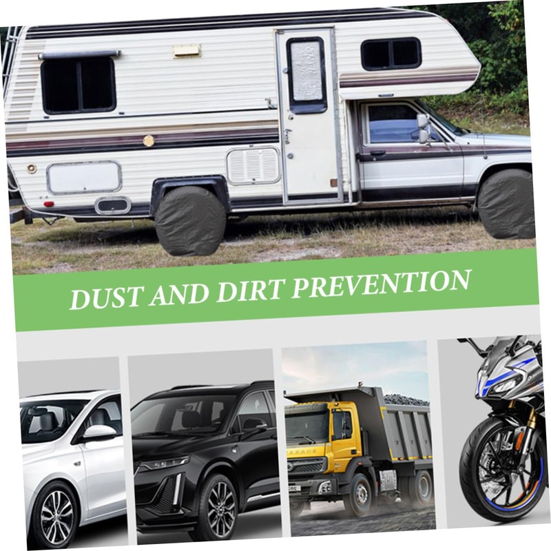 GLEAVI Spare Tire Cover Set Pcs Tire Covers for Trailers