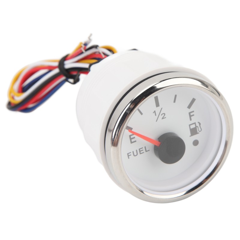 2in Fuel Level Gauge Colorful Backlight Fuel Level Meter for