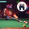 6 Pcs Billiard Gloves, 3 Fingers Pool Gloves Billiard Gloves,