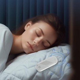 Bone Conduction Pillow Speaker,Sleep Bar Music Headphones Wireless | Under Pillow Speaker, Portable White Noise Machine with Timer