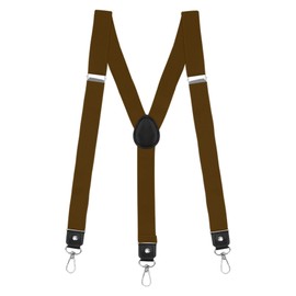 Yicelerate Men's Braces, Braces Men's Extra Strong, Braces Women, Black, Braces for Men, Braces Men's Wide, Braces Men's Narrow, Brown-110 cm