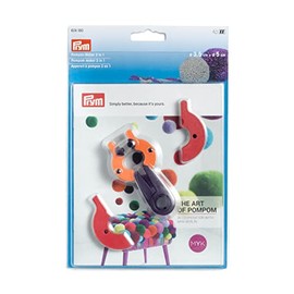 Prym Pom Maker, Red, Purple, Orange, Größe S