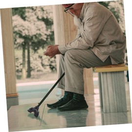 IWOWHERO Four Legged for Walking Sticks Durable Replacement Accessories for Outdoor Hiking Camping and Walking Activities Black